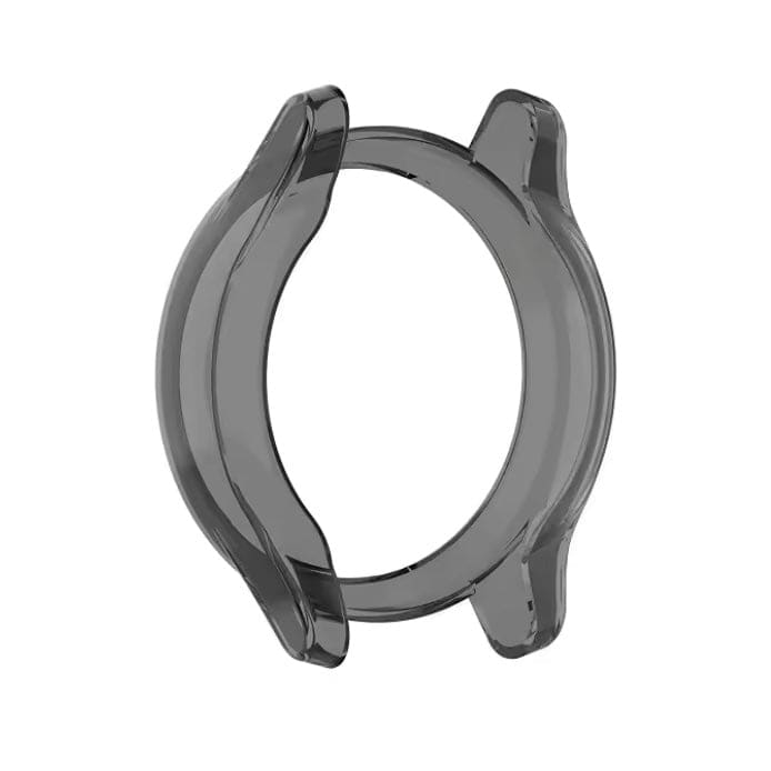 Black protective watch case for Garmin Vivomove Sport, designed to safeguard the watch from scratches and impacts.