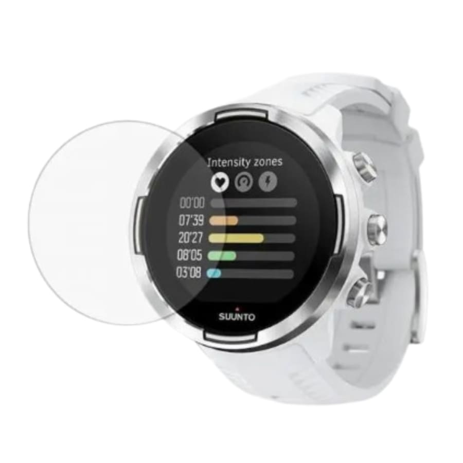 Suunto Spartan Sport Wrist HR watch case with screen protector, clear protective cover for smartwatch display.