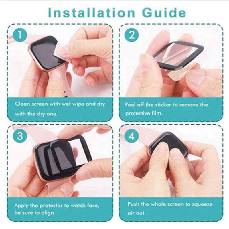 Huawei Band 7 screen protector by That Watch Shop, clear protective film for watch screen, easy to apply and durable.