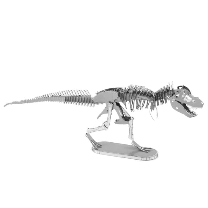 9eight5 T-Rex 3D puzzle model showcasing detailed dinosaur figure with textured scales and realistic features.