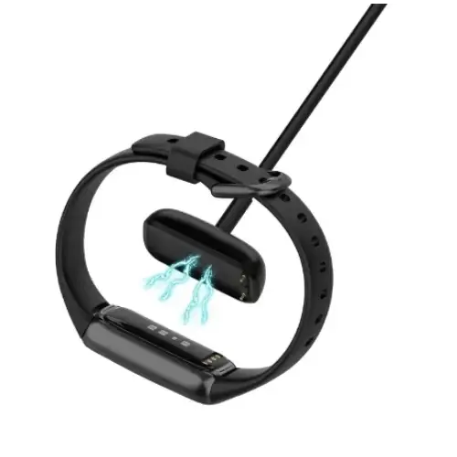 Habicare USB charger cable for Fitbit Charge 5 and 6, TWS style, compatible charging accessory for fitness tracker devices.