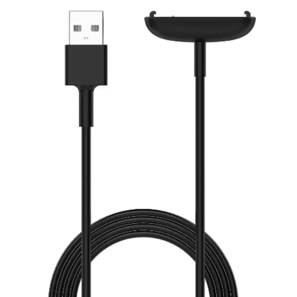 Habicare USB charger cable for Fitbit Inspire 3 TWS, showing the cable with connectors for charging the fitness tracker.