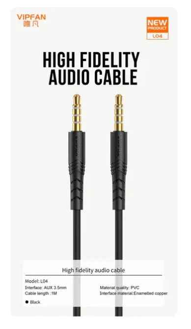VipFan Premium Aux Cable 1 Meter L04