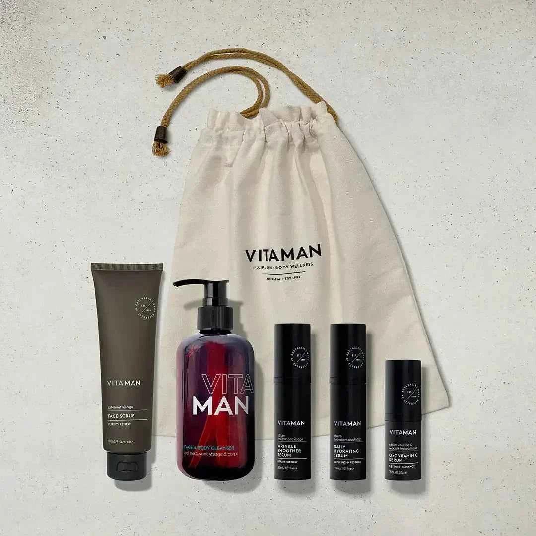 VITAMAN Australia Pigmentation Solution Kit gift set with skincare products for pigmentation treatment.