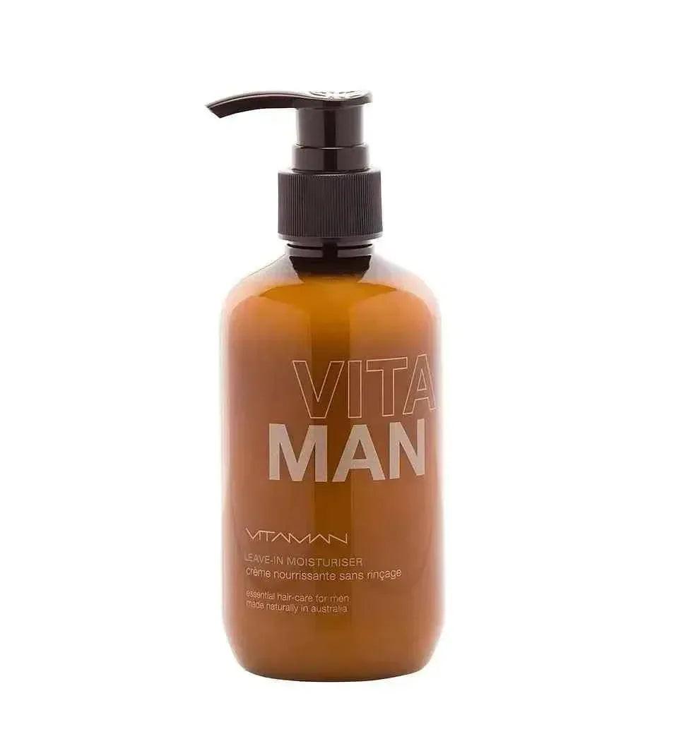 VITAMAN Australia Leave-In Hair Moisturiser in 250ml bottle, lightweight hair moisturizer for soft, hydrated hair.