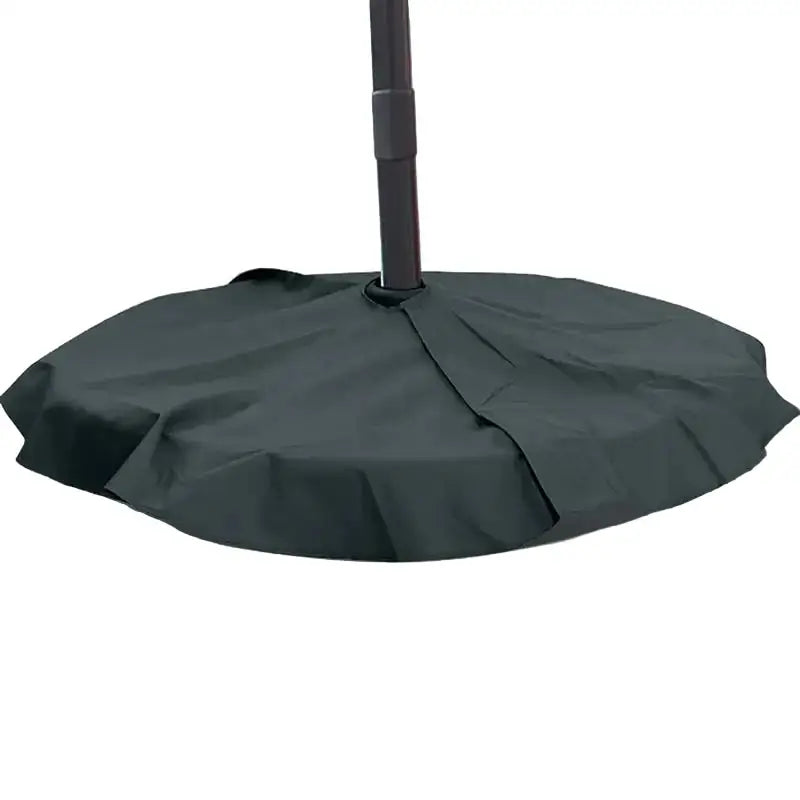 Habicare waterproof Oxford cloth umbrella base cover in SS size, designed to protect and secure outdoor umbrella bases.