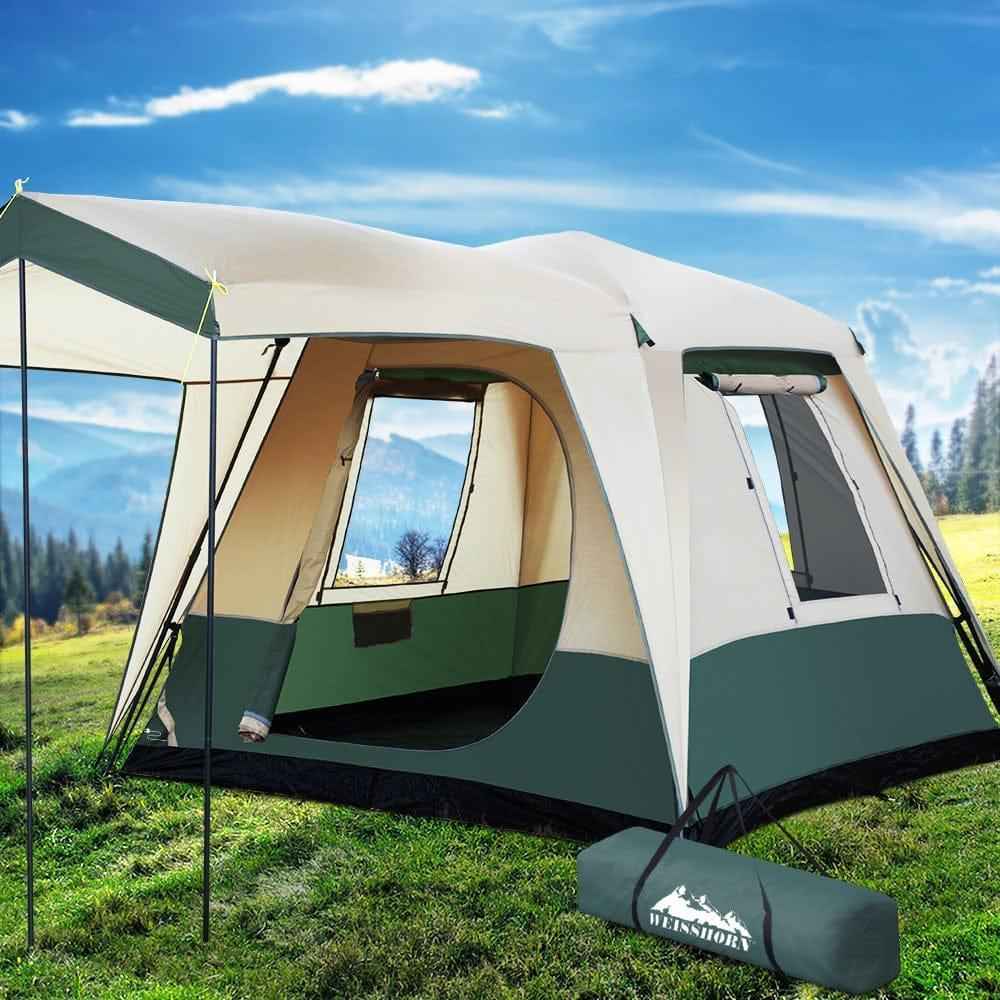 Weisshorn 4-Person Family Dome Tent | Quick Setup Camping Tent