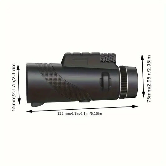 Zoom Monocular Telescope with Tripod & Phone Clip Habicare