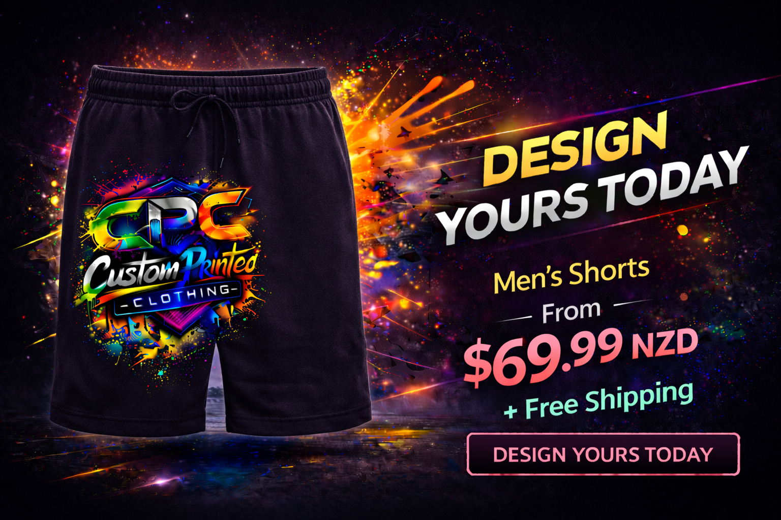 Custom Printed Men's Shorts - Unique Styles Just for You
