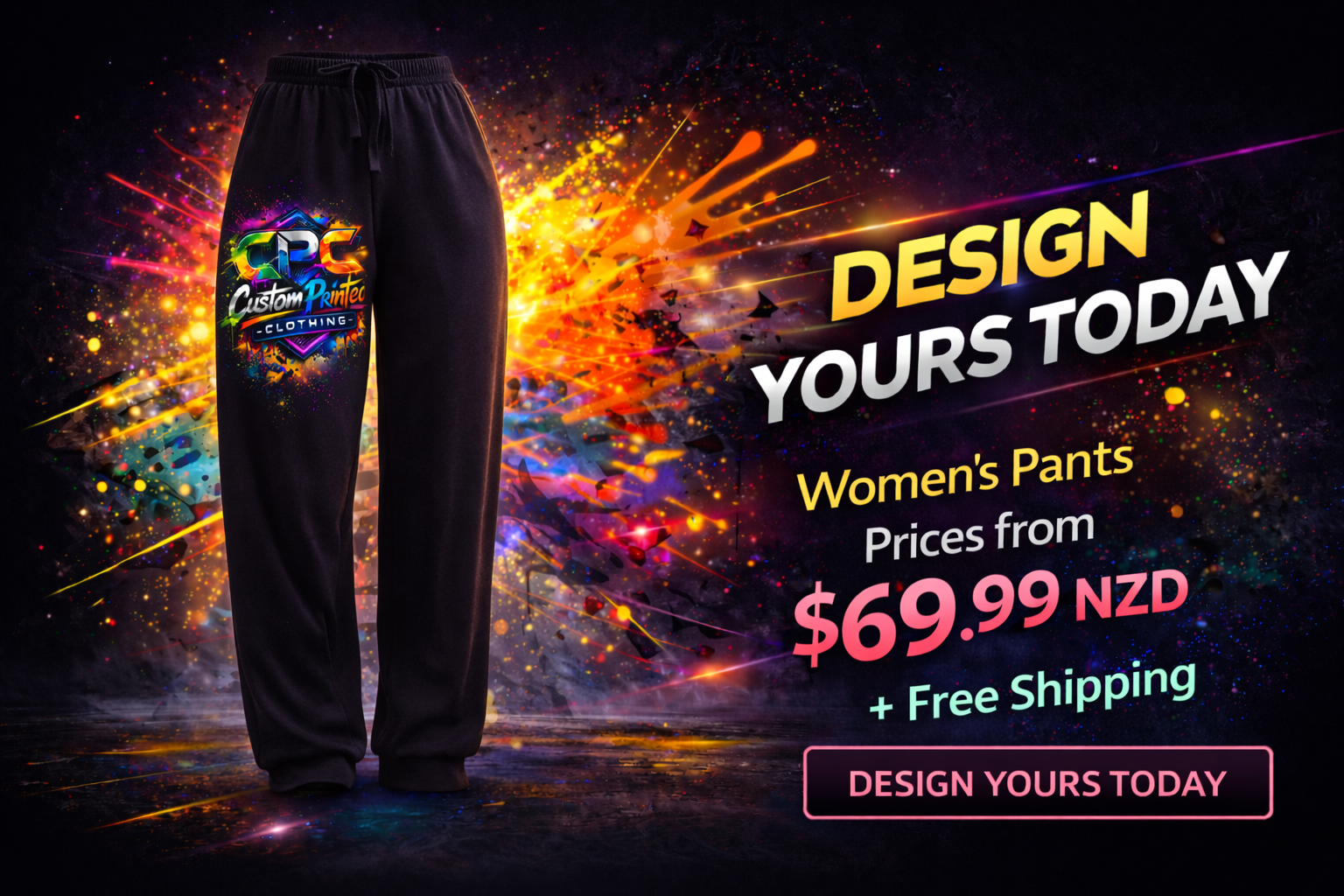 Custom Printed Women's Pants - Unique Styles Just for You