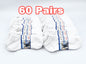 (60 Pairs) Thin Ankle Socks - WHITE - M7-11/ W8-12 dealonline.co.nz