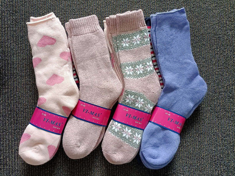 Thick Socks 12 Pairs Women's Thick Thermal Crew Socks, Size 6-10, Random dealonline.co.nz