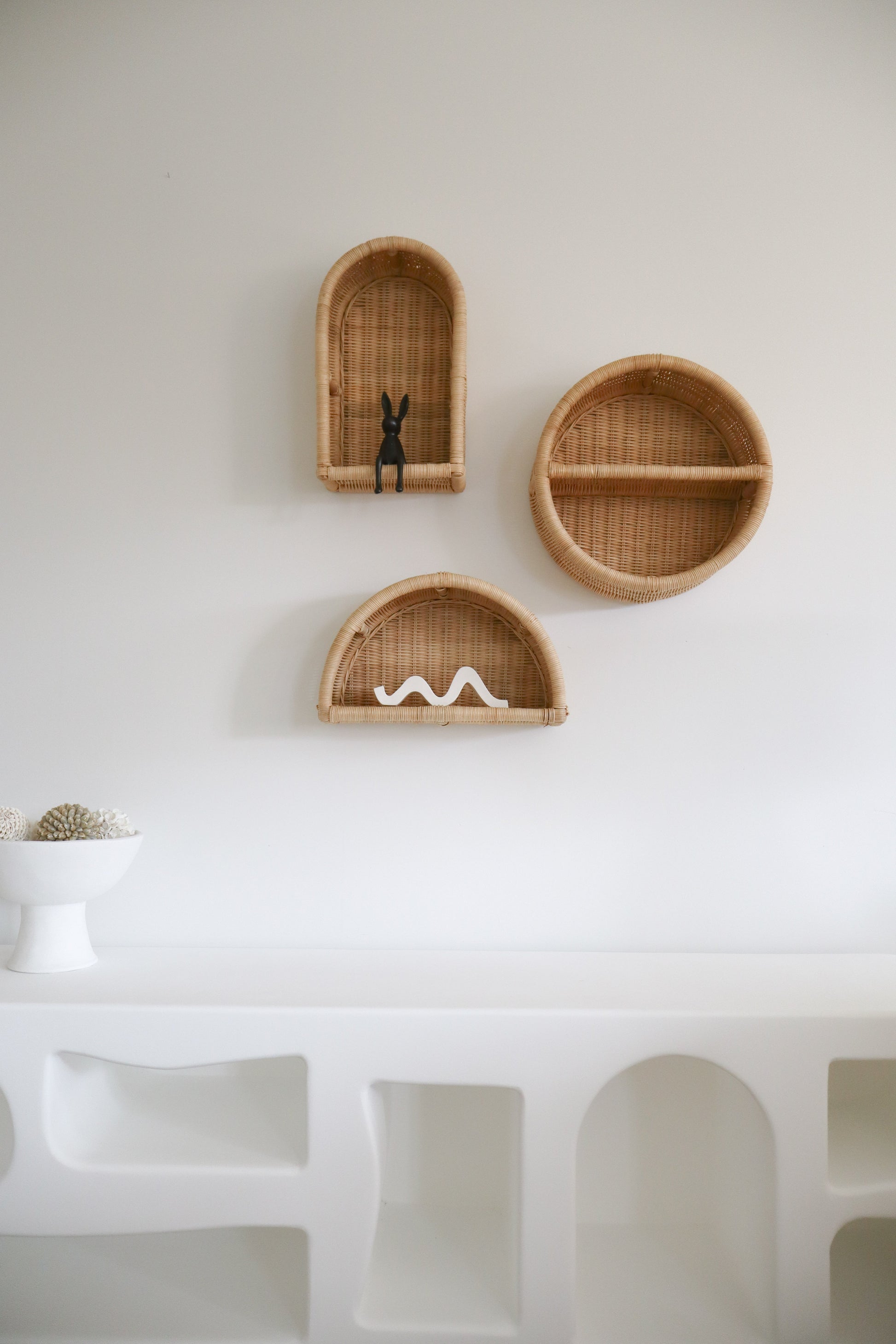 Woven Rattan Wall Shelf Inkah Limited