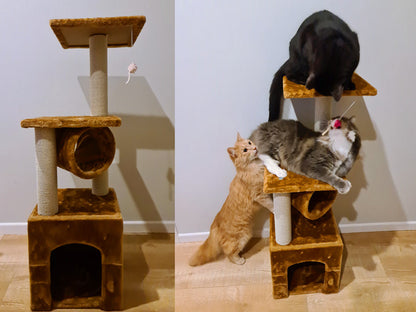 Cat Tree House Post Condo 94cm High dealonline.co.nz