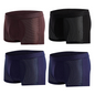 Men's Modal Boxer Shorts — Breathable Mesh Mid-Waist Underwear | Single & 4-Pack