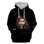 3d digital printing street men's crown sweatshirt