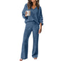 Casual Two-Piece Set with T-Shirt and Pants