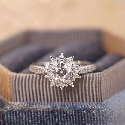 Adjustable Zirconia Wedding Ring