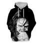 3d digital printing street men's crown sweatshirt
