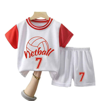 Kids Sportswear Matching Set – Basketball & Netball Style