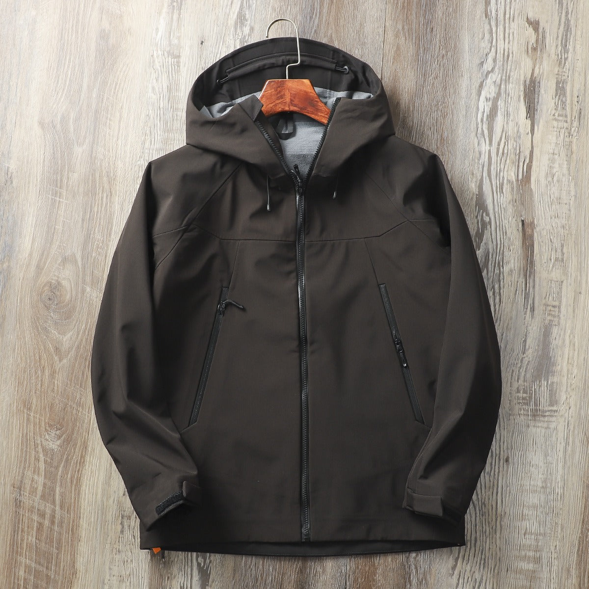 Men's Windproof Softshell Jacket — Waterproof Hooded Outdoor Layer | Hiking & Adventure