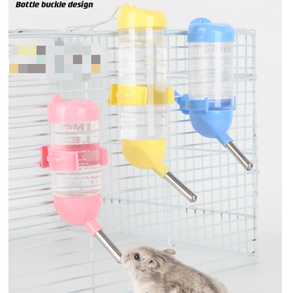 3pcs*80ml Pet Hamster Drinking Leak Proof Water Bottle Kettle Guinea Pig - YELLOW dealonline.co.nz