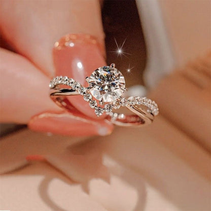 Adjustable Zirconia Wedding Ring