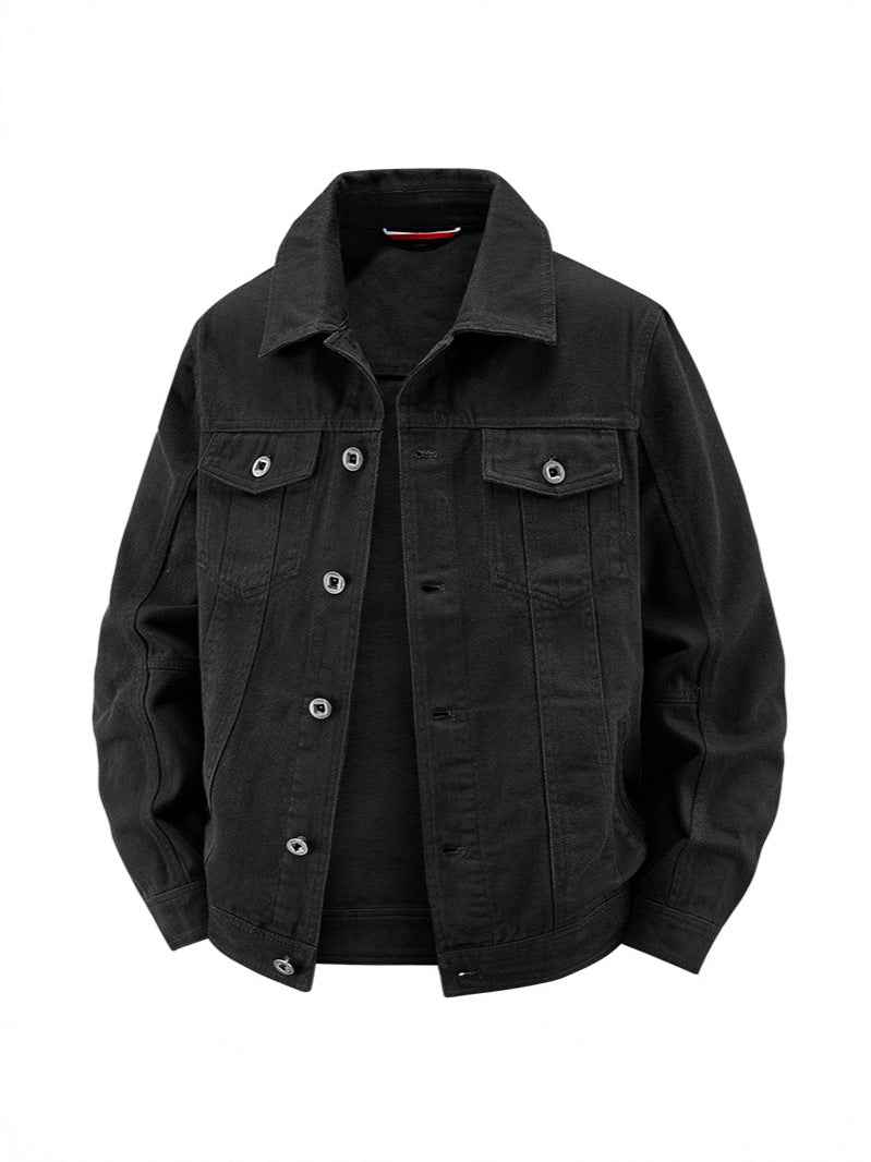 Casual Denim Jacket Relaxed Fit