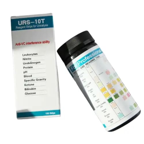 100 Strips URS-10T Urinalysis Reagent Strips - 10 Parameters 9eight5