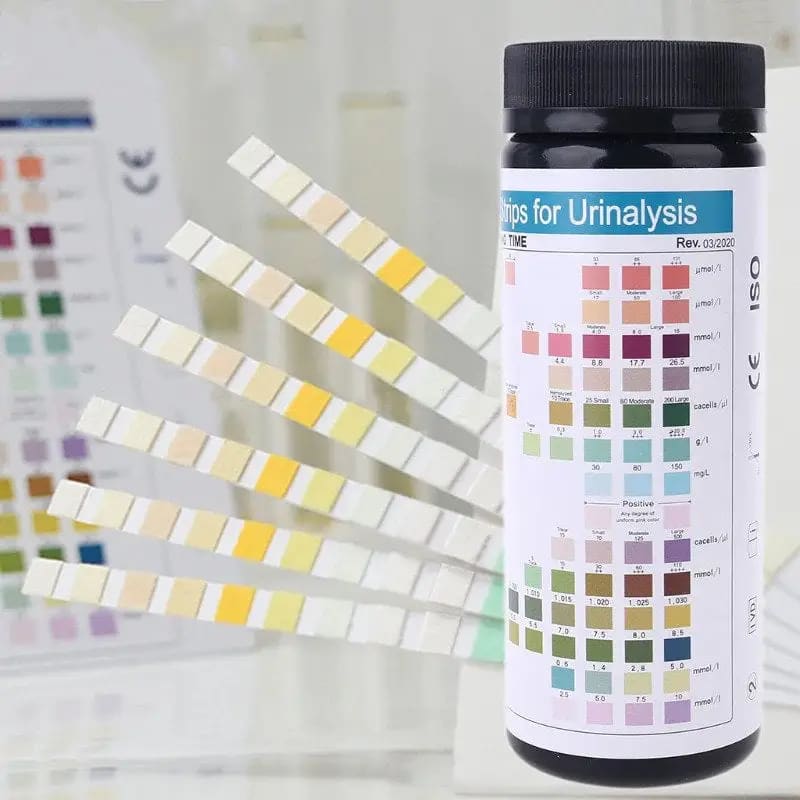100 Strips URS-14T Urinalysis Reagent Strips  - 14 Parameters 9eight5