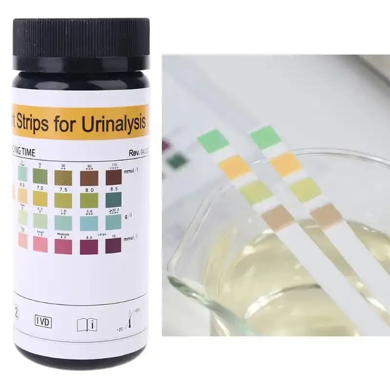 100 Strips URS-4K Urinalysis Reagent Strips - 4 Parameters 9eight5
