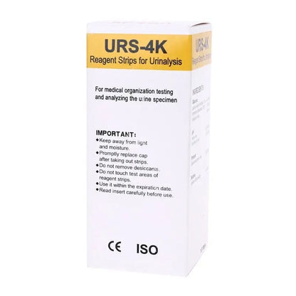 100 Strips URS-4K Urinalysis Reagent Strips - 4 Parameters 9eight5