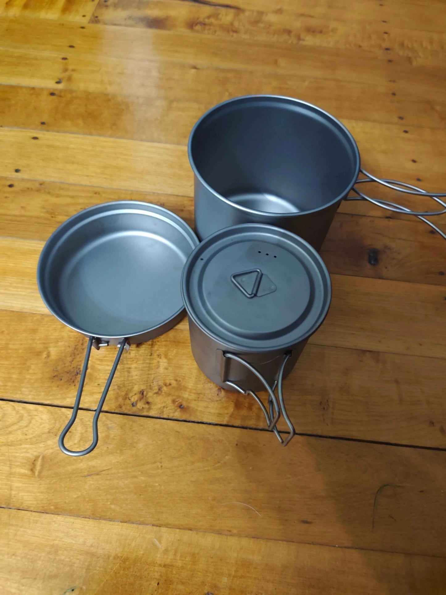 Titanium Camping Cookware Set - Ultralight Pot & Pan | Premium Backpacking Gear