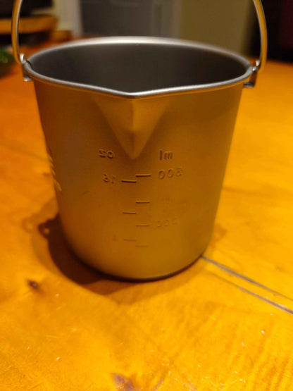 MSE Outfitters Titanium Pot 750ml | Ultralight Camp Cookware
