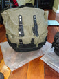 Waxed canvas leather backpack by Mead's Supply & Equipment Outfitters, retro heritage rucksack for travel and adventure.