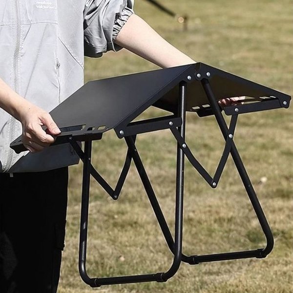 ECOTREK Folding BBQ Table – 93cm Portable Outdoor Cooking Station ZF10312 ECOTREK
