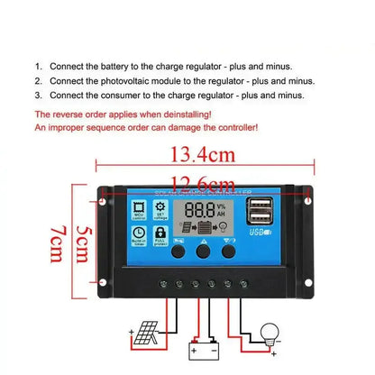 100W 12V Solar Panel Kit with Controller for RV's, caravans & Home (8 different types available) Habicare