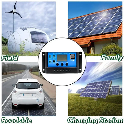100W 12V Solar Panel Kit with Controller for RV's, caravans & Home (8 different types available) Habicare