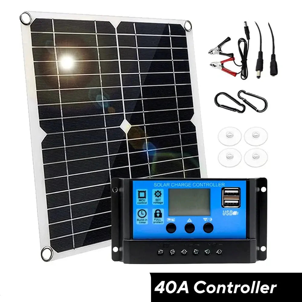 100W 12V Solar Panel Kit with Controller for RV's, caravans & Home (8 different types available) Habicare