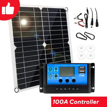 100W 12V Solar Panel Kit with Controller for RV's, caravans & Home (8 different types available) Habicare