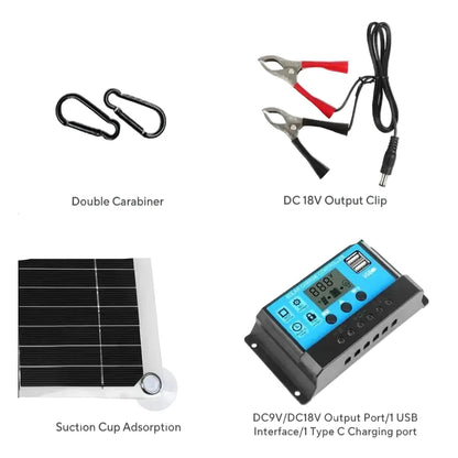 100W 12V Solar Panel Kit with Controller for RV's, caravans & Home (8 different types available) Habicare