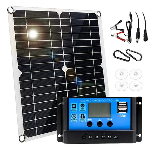 100W 12V Solar Panel Kit with Controller for RV's, caravans & Home (8 different types available) Habicare
