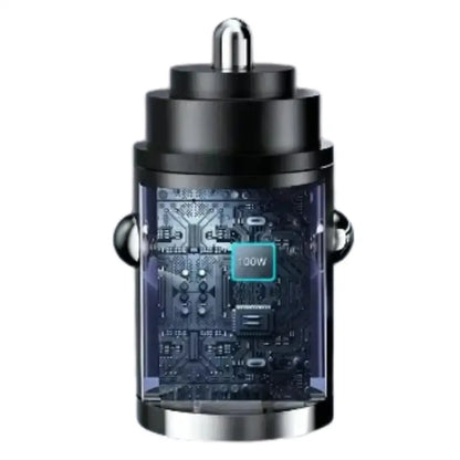 100W Mini USB-C Fast Car Charger Adapter Habicare