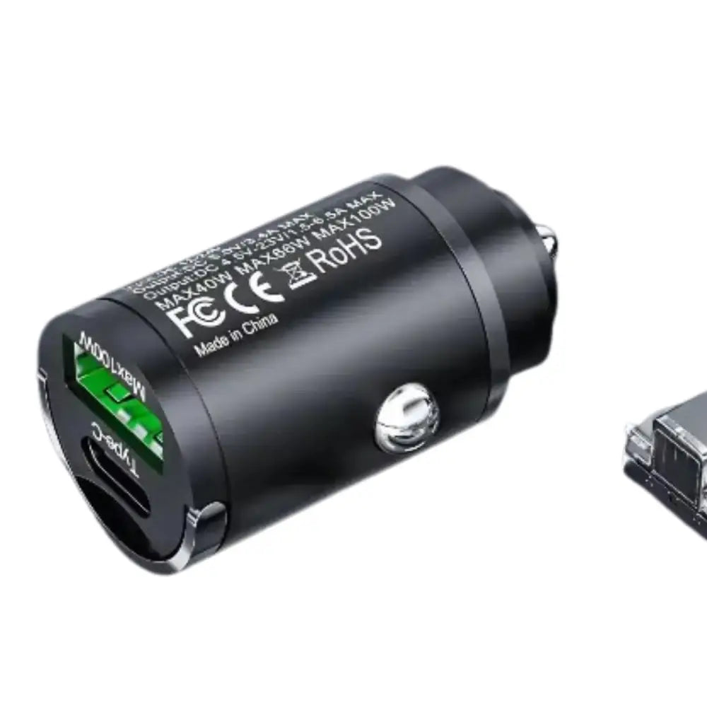 100W Mini USB-C Fast Car Charger Adapter Habicare