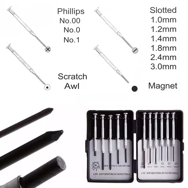 11 Piece Precision Screwdriver Set That Watch Shop