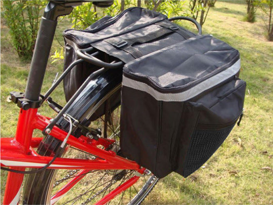 ECOTREK 25L Waterproof Bike Pannier Bag – Rear Rack Cycling Saddle Bag JS16002