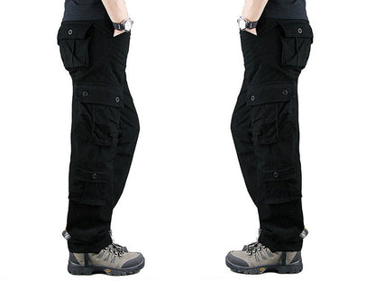 Cargo Pants Outdoor Solid Color Trousers Hiking Work Pants dealonline.co.nz