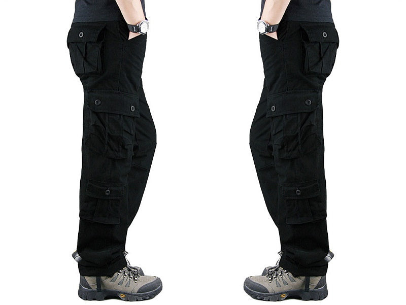 Cargo Pants Outdoor Solid Color Trousers Hiking Work Pants dealonline.co.nz