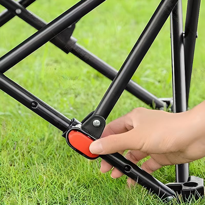 ECOTREK High-Back Padded Camping Chair – 3 Position Reclining Moon Chair ECOTREK