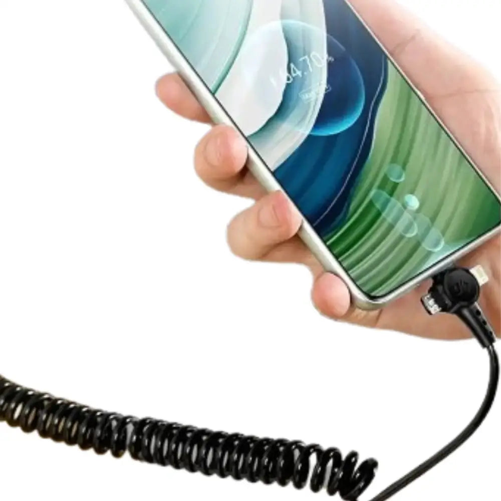 120W 3-in-1 USB-C Super-Fast Retractable Charging Cable Habicare